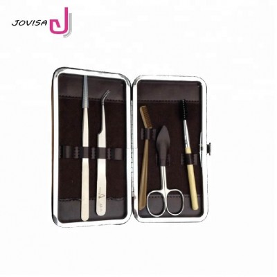 JOVISA Stainless Steel Slanted Eyebrow Tweezer Pack In Display Box